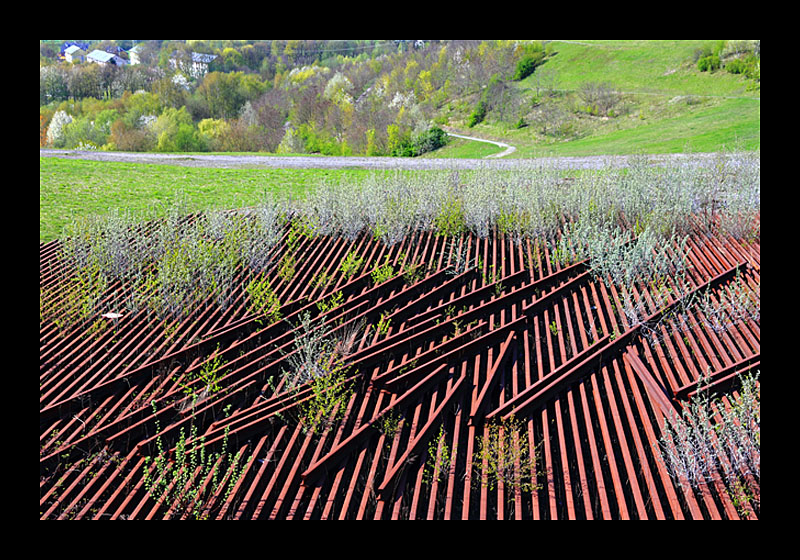 Schienenkunst (17.04.2010, Halde Rungenberg, Gelsenkirchen - Canon EOS 7D)