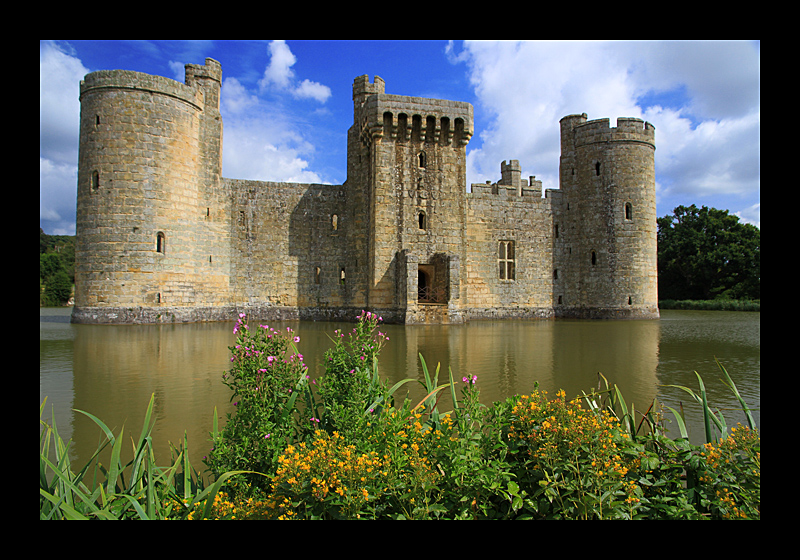 Einfamilienburg (31.07.2011, Bodiam Castle, UK, Canon EOS 7D)