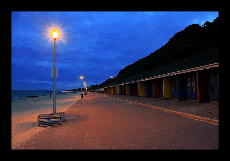 Abendpromenade (01.08.2011, Bournemouth, UK, Canon EOS 7D)