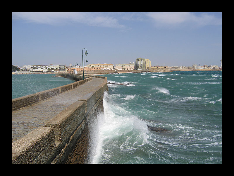 Stürmische See (Cadiz - Canon PowerShot A 95)