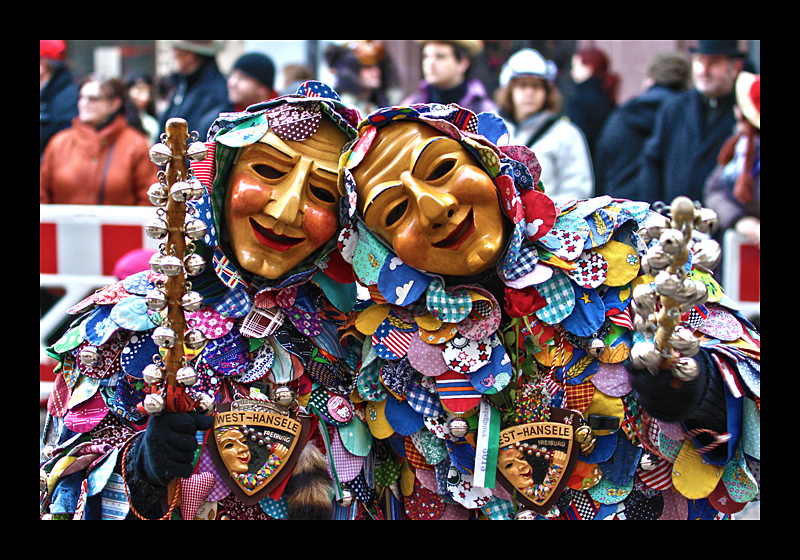 Narreteien zur Fasnacht (Rosenmontagsumzug, Freiburg - Canon EOS 7D)