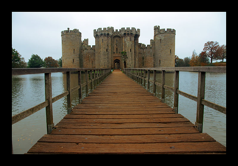 Einfamilien-Castle (Bodiam Castle, England - Canon EOS 7D)