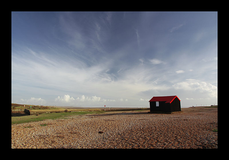 Rote Hütte (Rye Harbour, England - Canon EOS 7D)