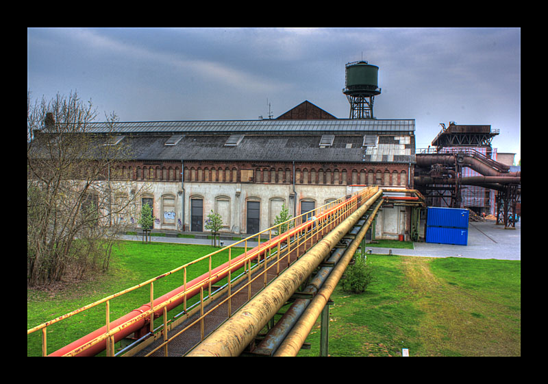 Industriekultur in HDR (Jahrhunderthalle, Bochum - Canon EOS 1000D)