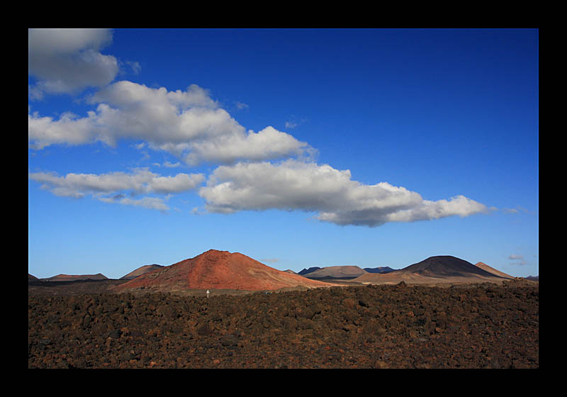 Kleiner roter Vulkan (Los Hervideros, Lanzarote - Canon EOS 1000D)