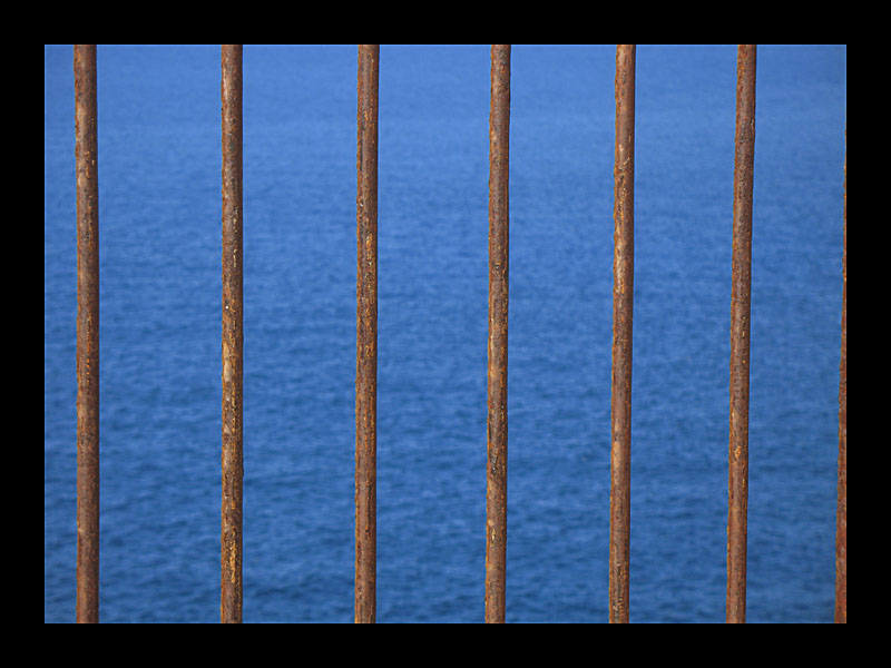 Meer hinter Gittern (Soller, Canon PowerShot A 640)