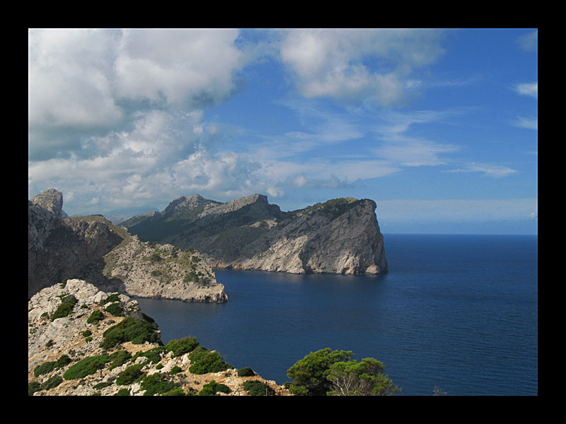 Felsküste (Cap Formentor, Canon PowerShot A 640)