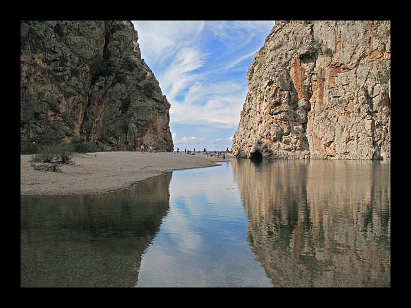 Schlucht (Torrent de Pareis - Canon PowerShot A 640)