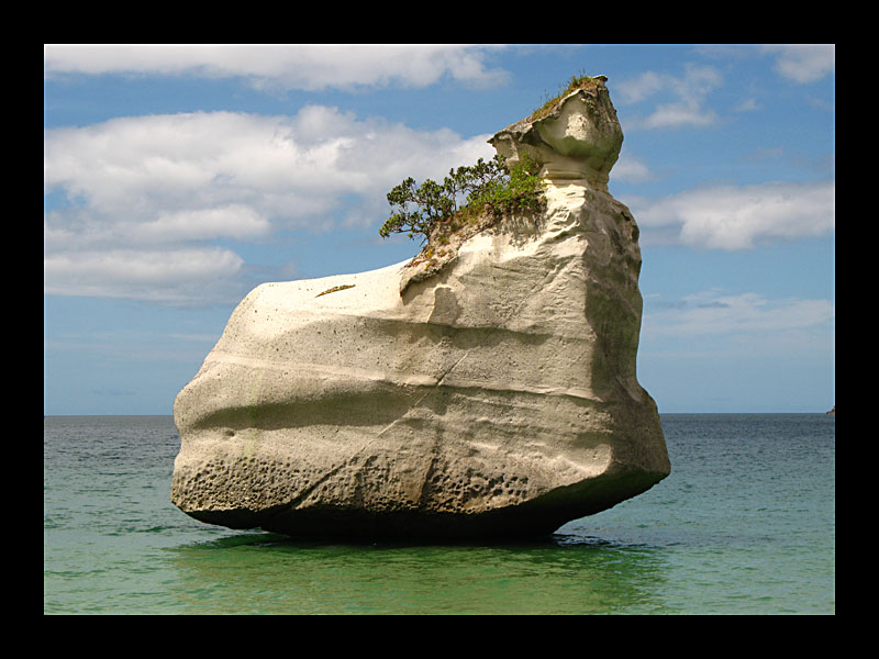 Felsen (Cathedral Cove - Canon PowerShot A 640)