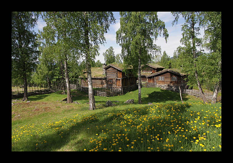 Landleben vor 200 Jahren (Maihaugen, Norwegen - Canon EOS 7D)