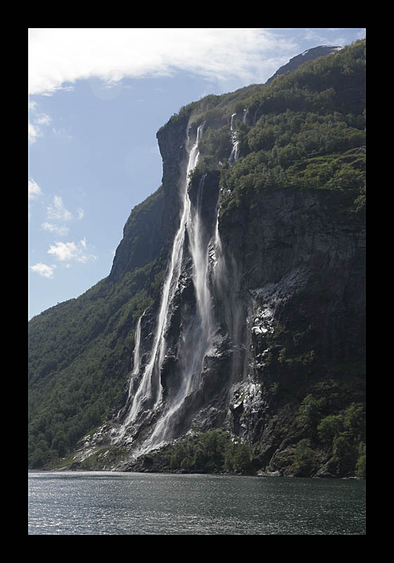 Die sieben Schwestern (Geirangerfjord, Norwegen - Canon EOS 7D)