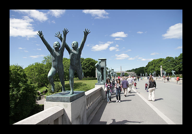 Kunst zum Weglaufen? (Vigelandspark, Oslo, Norwegen - Canon EOS 7D)