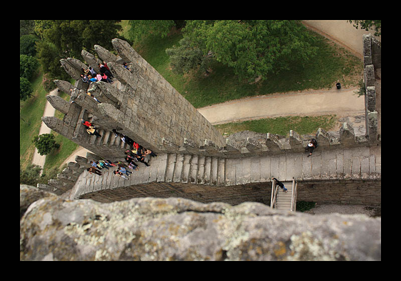 Blick in die Tiefe (Guimaraes, Portugal - Canon EOS 1000D)