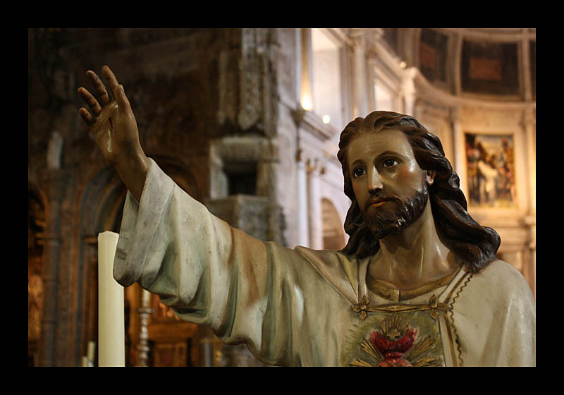 Jesus war ein Hippie (Jeronimos Kloster, Lissabon, Portugal - Canon EOS 1000D)