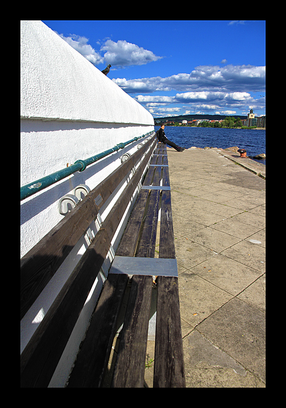 Die längste Bank der Welt (Jönköping, Schweden - Canon EOS 7D)