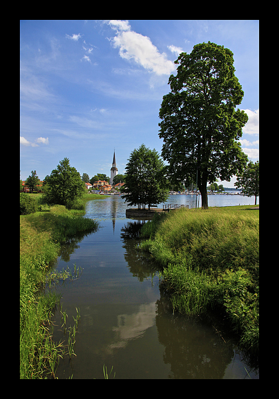 Kleinstadtidylle (Gripsholm, Schweden - Canon EOS 7D)