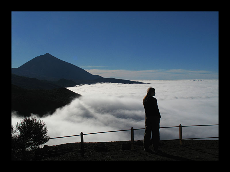 Meer aus Wolken (Teide-Nationalpark - Canon PowerShot A 640)